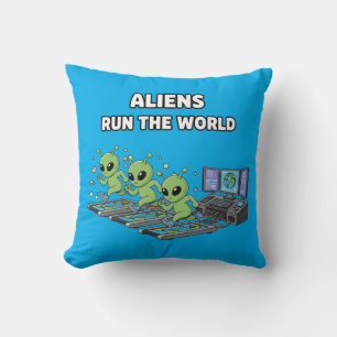 Almofada Alienígenas Mandam no Mundo