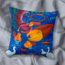 Alimentando os Patos Pintura de Arte Contemporânea