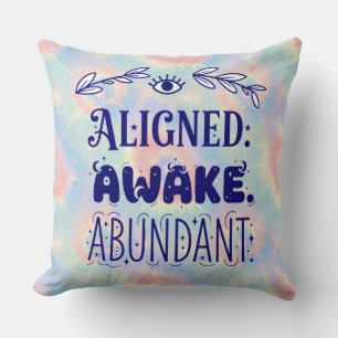 Almofada Alinhado Travesseiro decorativo Esotérico Abundant