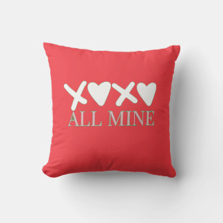 Almofada ALL MINE XOXO Valentine Shirt - Minimal Love Desig