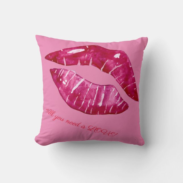 Almofada All you need is love motif on throw cushion (Frente)