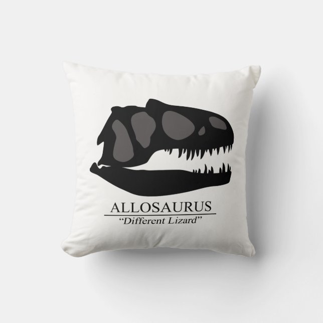 Almofada Allosaurus Skull (Frente)