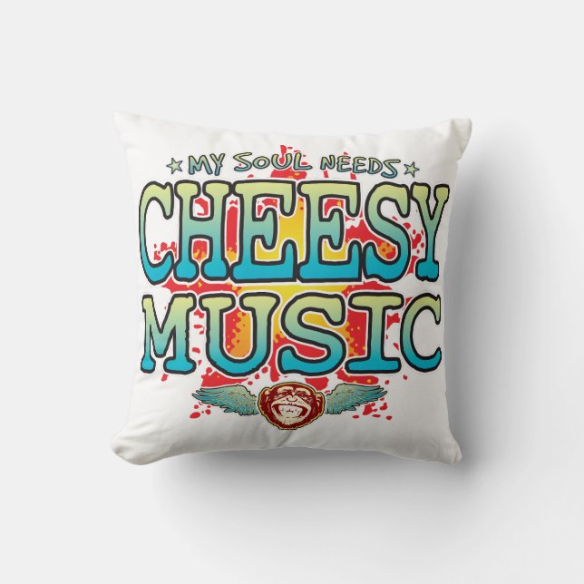 Almofada Alma de Música Cheesy Cushion (Frente)