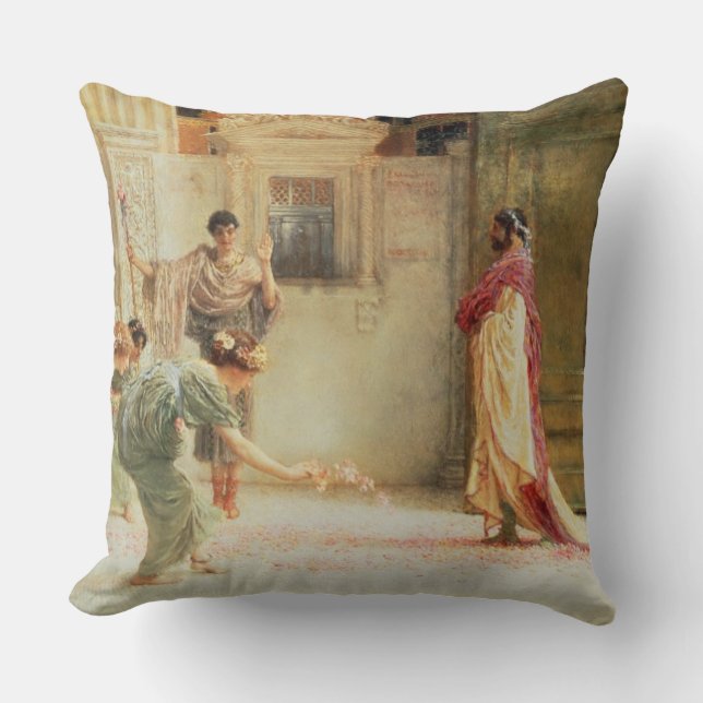 Almofada Alma-Tadema| Caracalla: 211 AD 1902 (Frente)
