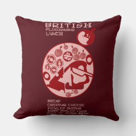 Almofada Almoço da British Ploughmans Pub