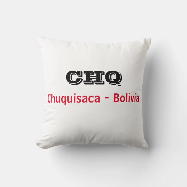 Almofada Almohada Chuquisaca Bolivia (Frente)