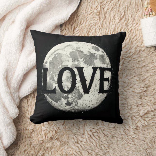 ALMOFADA ALMOHADA DE LANÇAMENTO DA LUA DO AMOR (Cobertor)