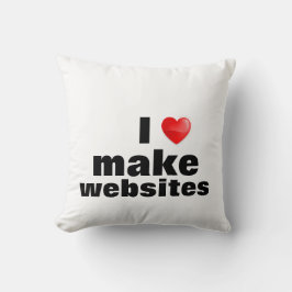 Almofada Almohada I love make websites