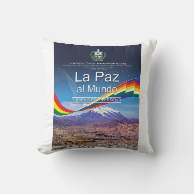 Almofada Almohada La Paz al mundo (Frente)