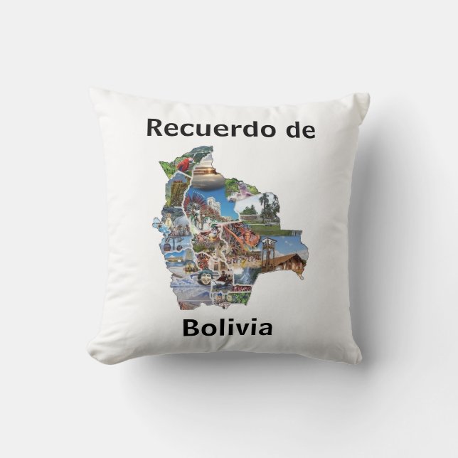 Almofada Almohada recuerdo de Bolivia (Frente)