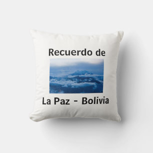 Almofada Almohada recuerdo de La Paz