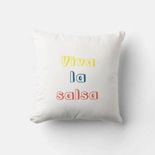 Almofada Almohada Viva la salsa