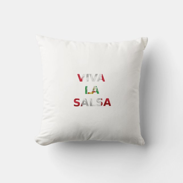 Almofada Almohada Viva la salsa Perú (Frente)