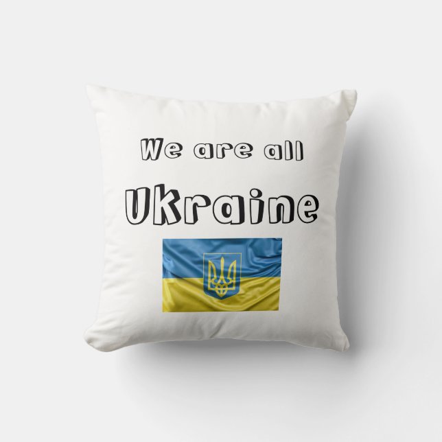 Almofada Almohada We are Ukraine (Frente)
