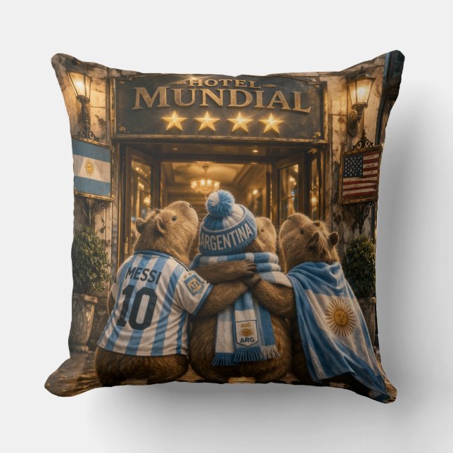 Almofada Almohadon cuarta estrella Capibarra (Frente)