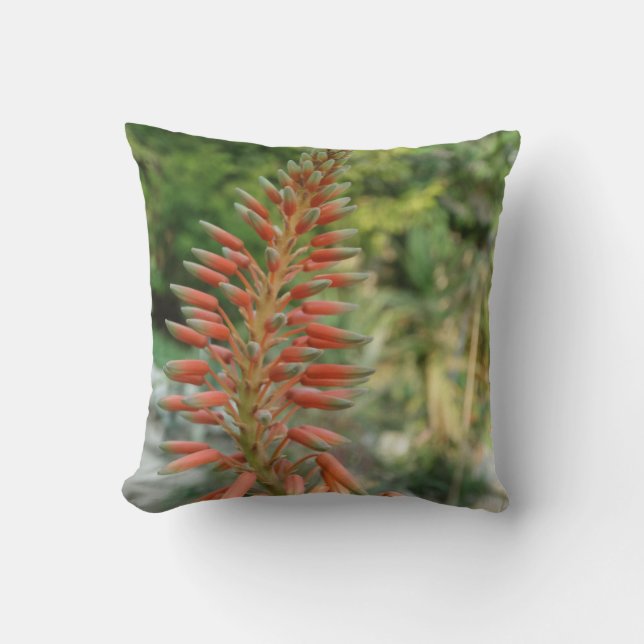 Almofada Aloe Vera Plant Photo Throw Cushion (Frente)