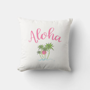 Almofada Aloha Beaches Hawaiian Style Summer