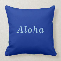 "Aloha" cobalto & acolhedor confortável azul
