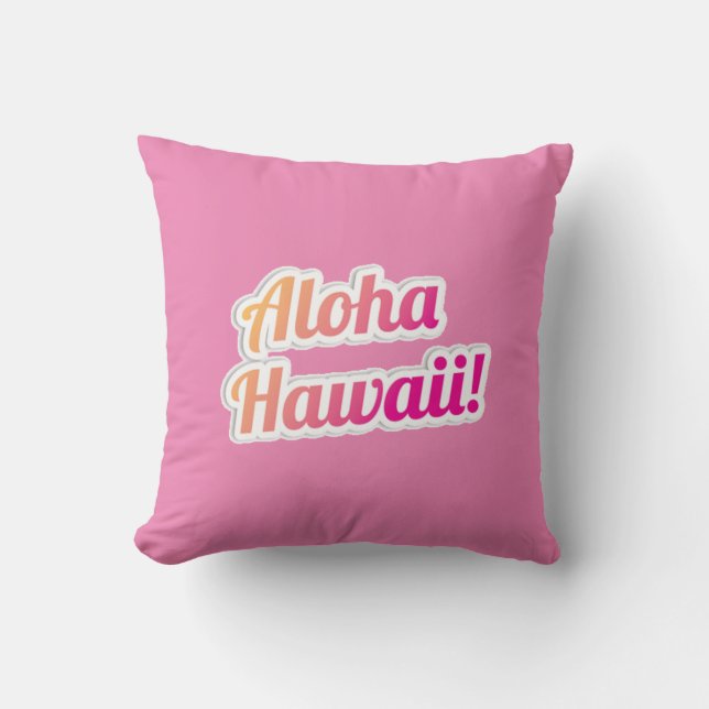 Almofada Aloha Hawaii (Frente)