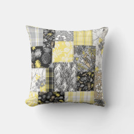 Almofada Aloha Patchwork Hawaiian Tropical Impressões - Neu