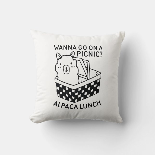 Almofada Alpaca Lunch (Frente)