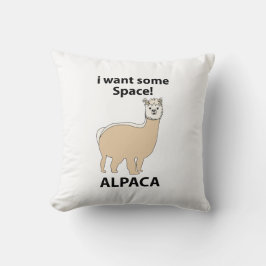 Almofada Alpaca, quero um pouco de espaço