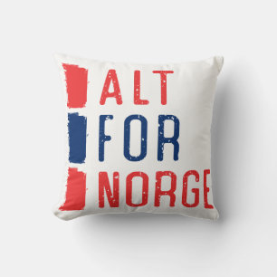 Almofada Alt Para Norge Travesseiro decorativo, Motto Norue