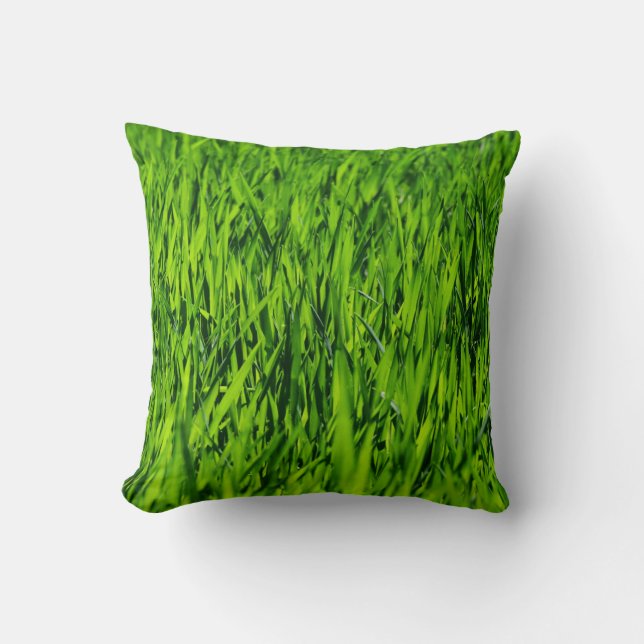 Almofada Altas lâminas de grama (Frente)