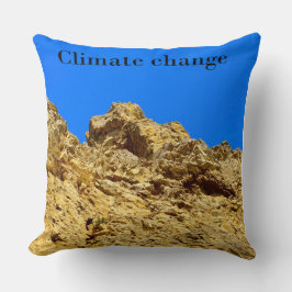 Almofada Alterações climáticas cuidam do ambiente