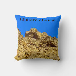Almofada Alterações climáticas cuidam do ambiente