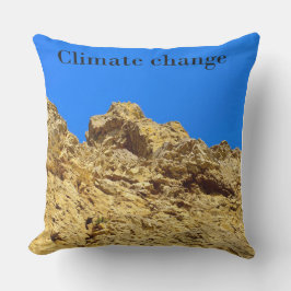 Almofada Alterações climáticas cuidam do ambiente