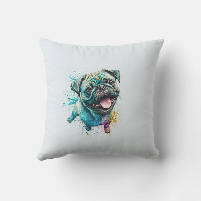 Almofada Amante de cachorro WIFEY para noiva recém-casada e (Verso)