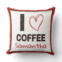 Amante de Café Nome Personalizado Presente de Grão