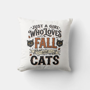 Almofada Amante de Gato de Outono Camisa Vintage de Hallowe
