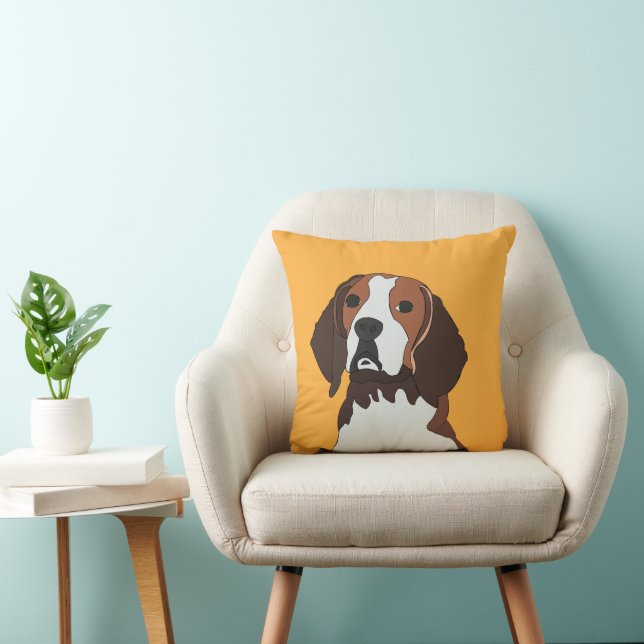 Almofada Amante do Cão Beagle Beagle (Cadeira)