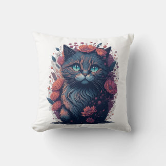 Almofada Amantes de gatos pretos - Moda Felina