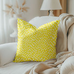 Almofada Amarelo brilhante<br><div class="desc">Travesseiro decorativo amarelo brilhante e brilhante.</div>