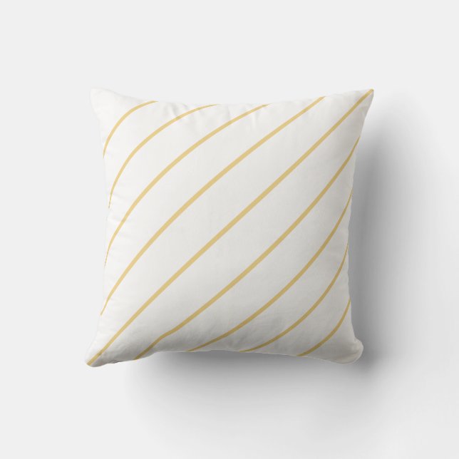 Almofada Amarelo fino e diagonal (Verso)