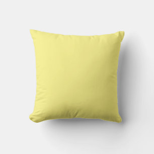 Almofada Amarelo limão, cor sólida,