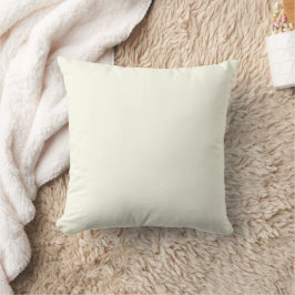 Almofada Amarelo Macio Pálido Branco Cor Sólida Pastel
