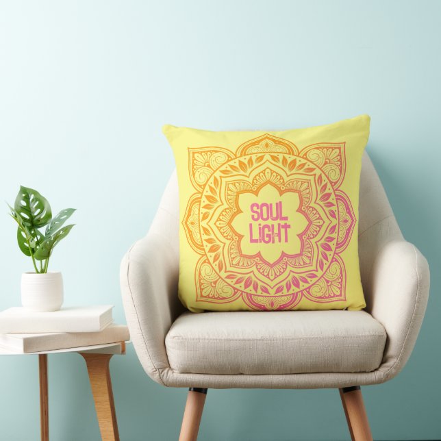 Almofada Amaya Mandala Personalized Throw Pillow (Cadeira)