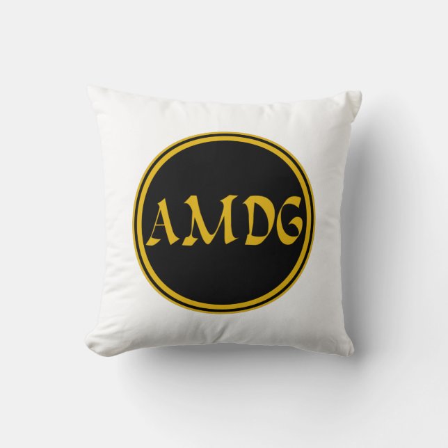 ALMOFADA AMDG (Frente)