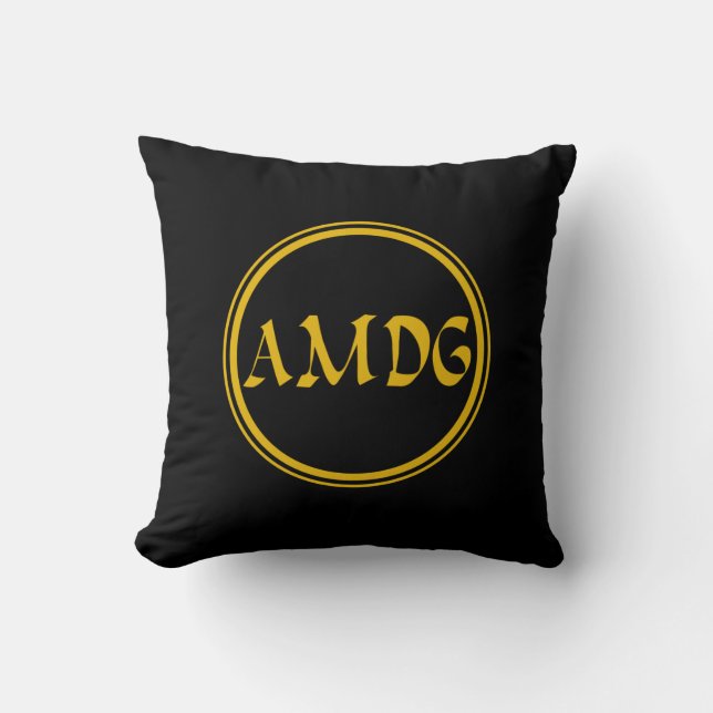 ALMOFADA AMDG (Frente)