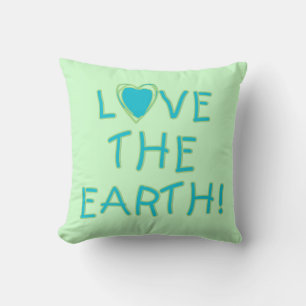 Almofada Ame a terra ambiental