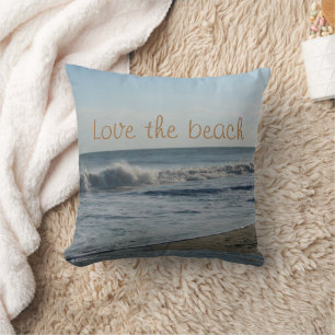Almofada Ame o Travesseiro decorativo de areia do Oceano de