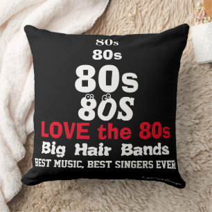 Almofada Ame o Travesseiro Reversível de Música dos anos 80