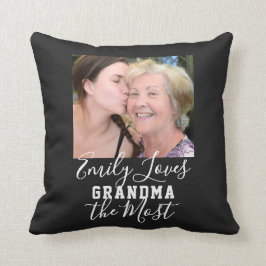 Almofada AMEM O GRANDMA O Dia de as mães de Fotografias MAI