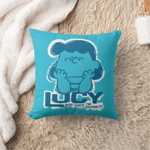 Almofada Amendoins Lucy Quem diz que sou Crabby?