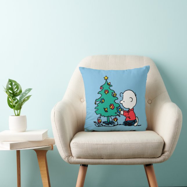 Almofada Amendoins | Luzes de Natal Charlie Brown (Cadeira)