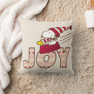 Almofada Amendoins Passeio De Snoopy & Woodstock Joy